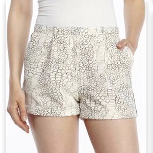 Philosophy snake skin looking shorts size 12